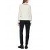 Marccain Sports - BS 4125 M63 - Witte gebreide trui met contrasterende randen 
